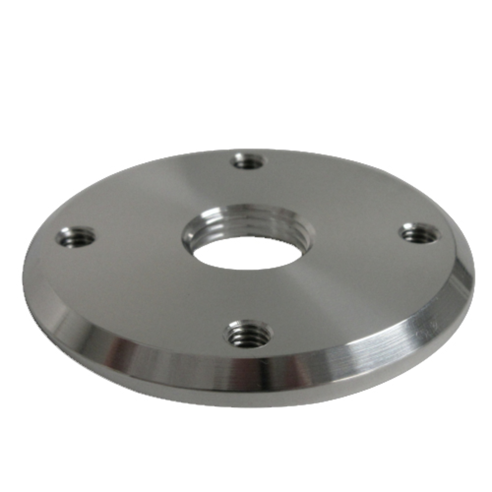 Round Threaded Attachment Plate for APL Lock - Titanium