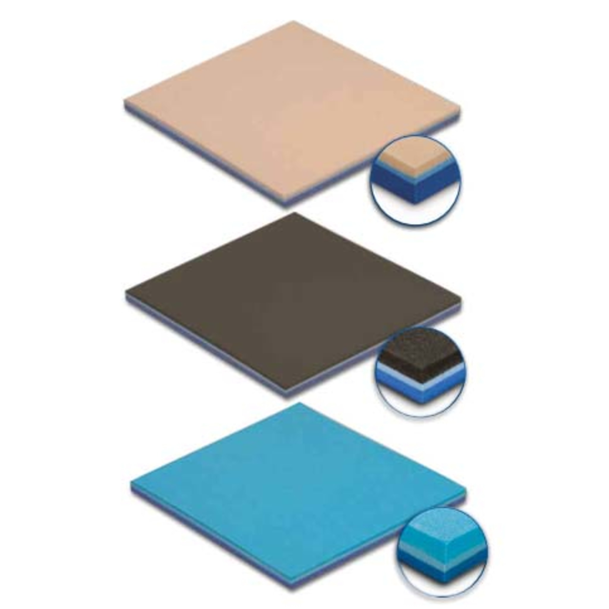 P-Cell® + Polyurethane + Microcel Puff®