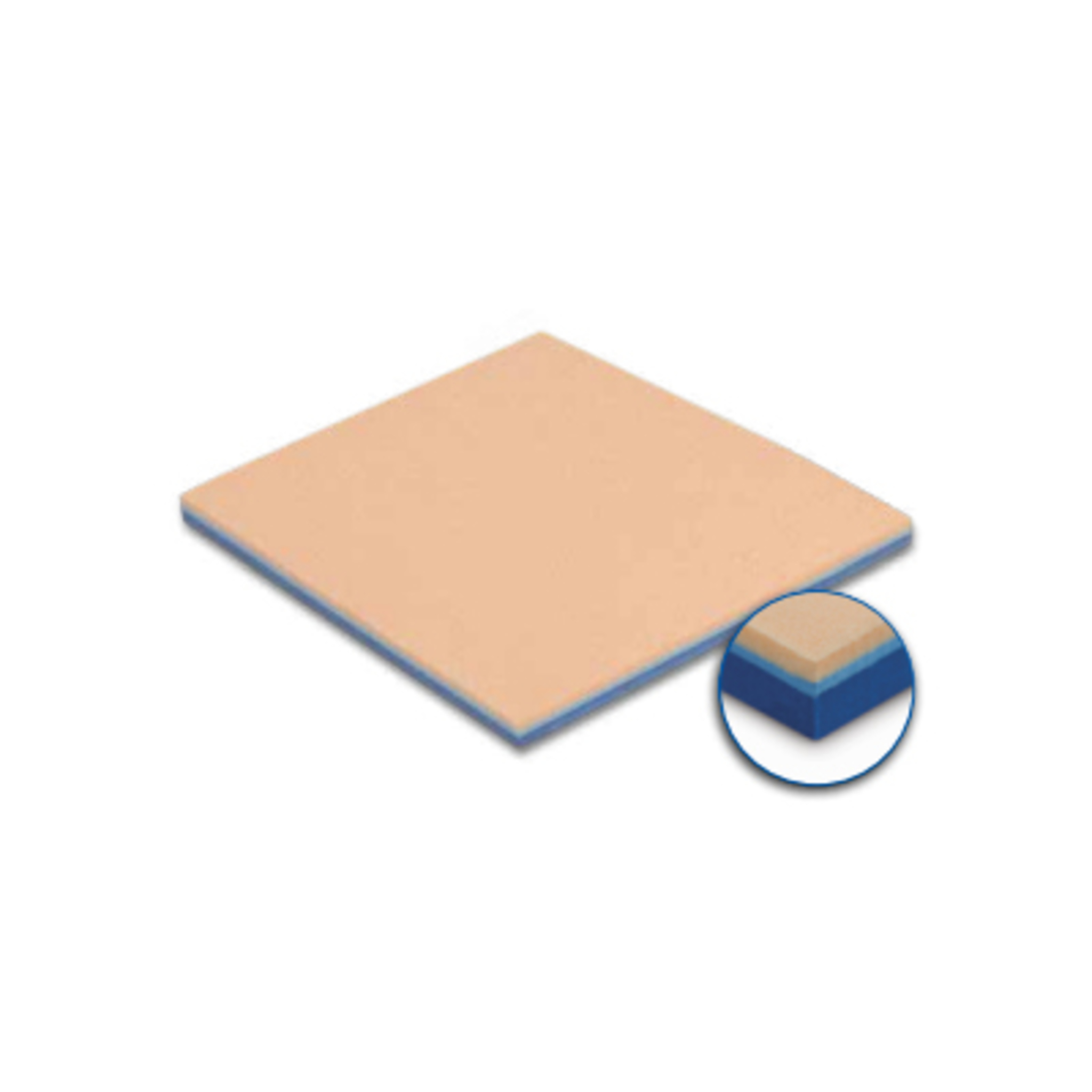 PlastazoteMD + Polyuréthane + Microcel PuffMD | 6 mm (1/4 in) Pink ...