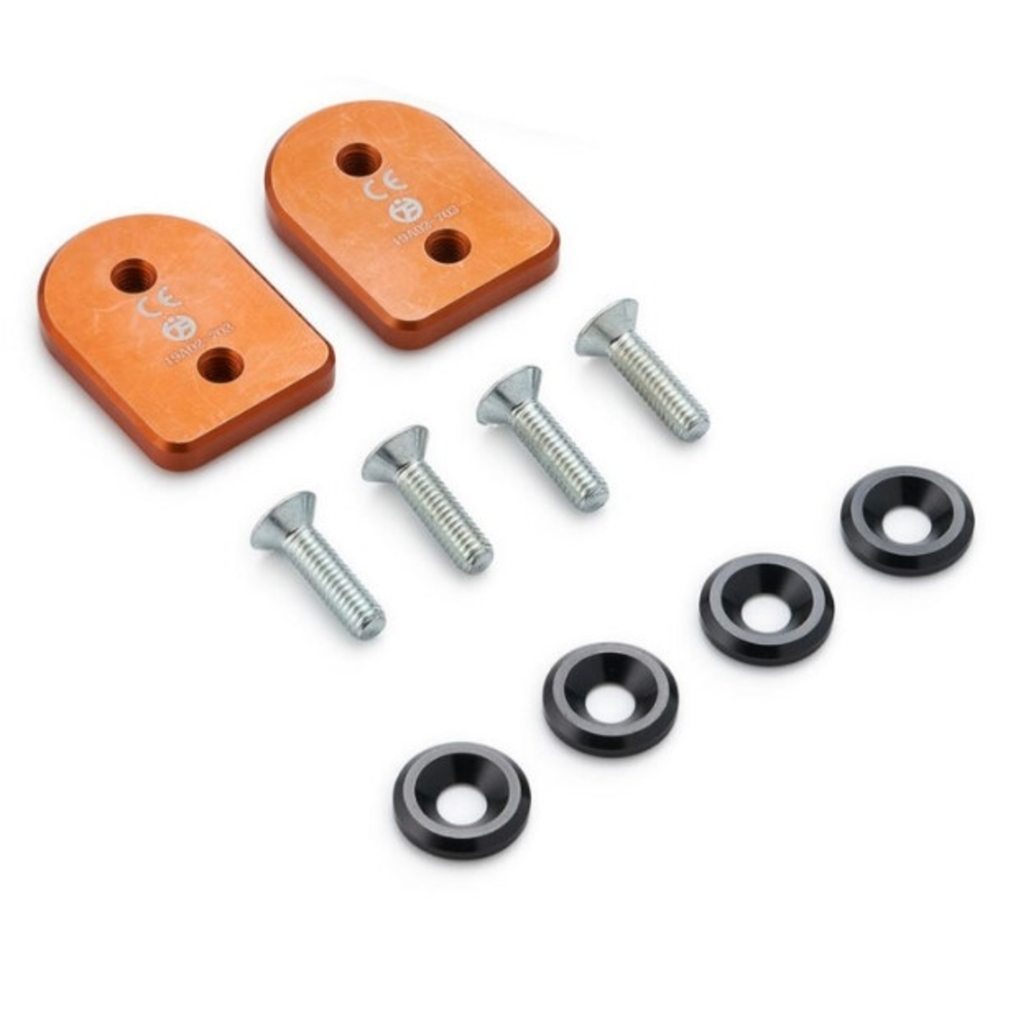 Ensemble de pièces d’ancrage neuromusculaire, en thermoplastique