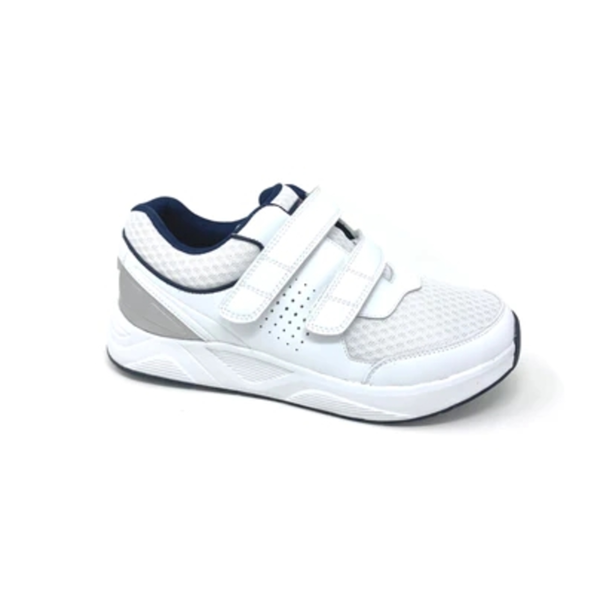 FITec 9721 - Added-Depth Double Straps Mesh Lace Walking Shoe - Men