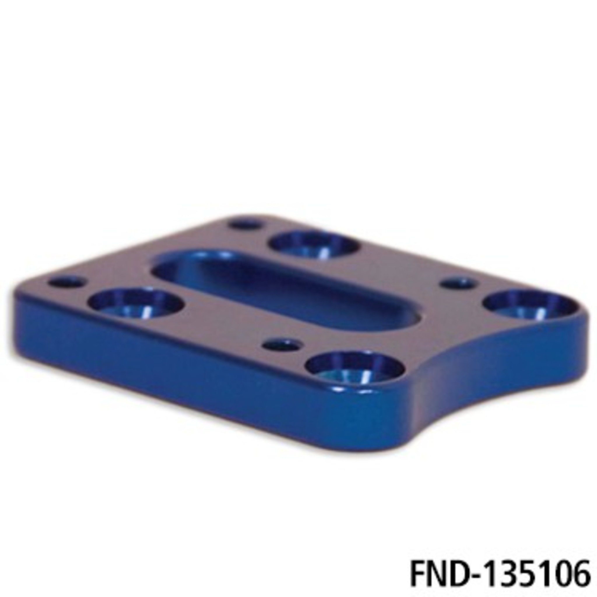Aluminum 4-Hole 12mm Offset Plate