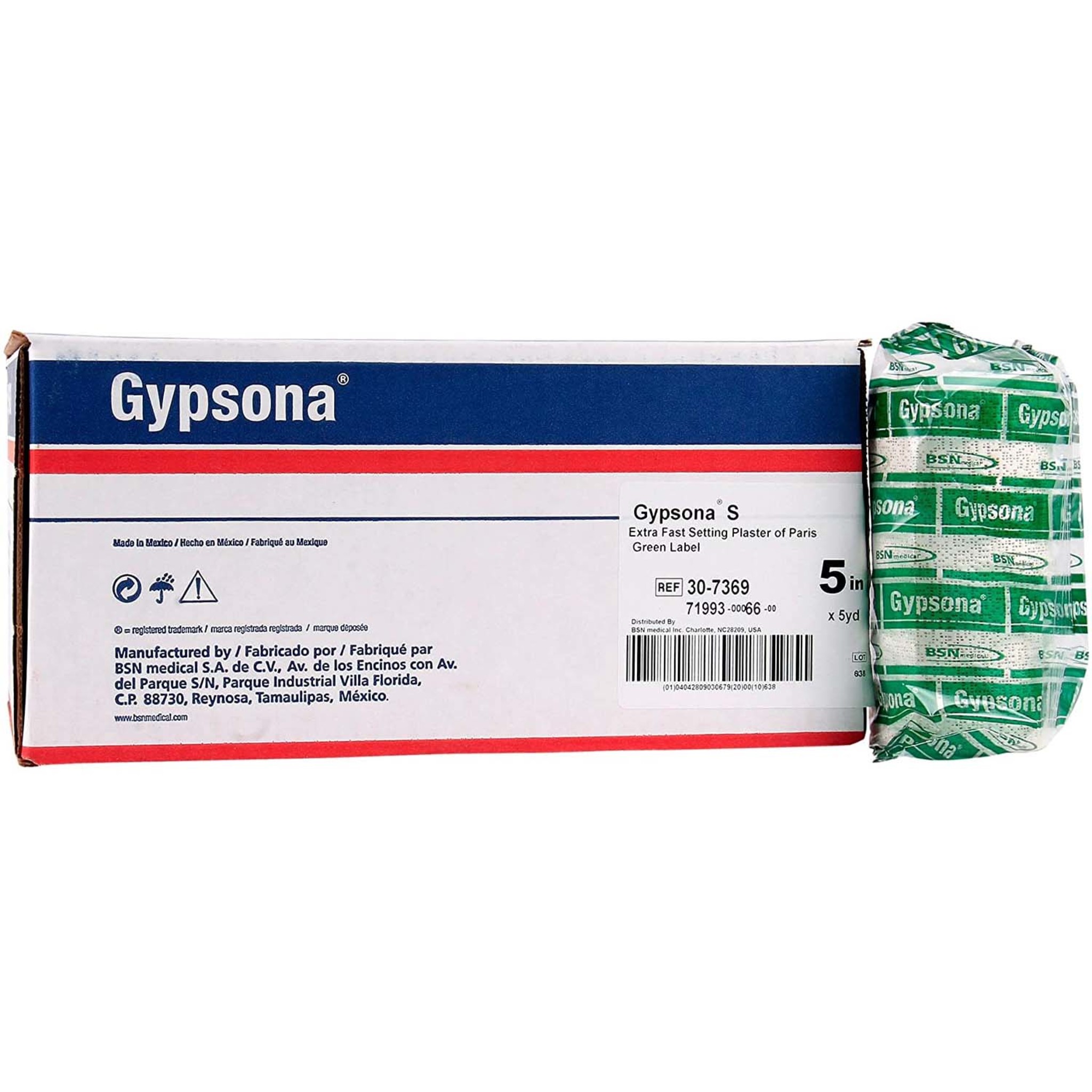 Bandage de plâtre Gypsona🅪 S à prise ultra rapide