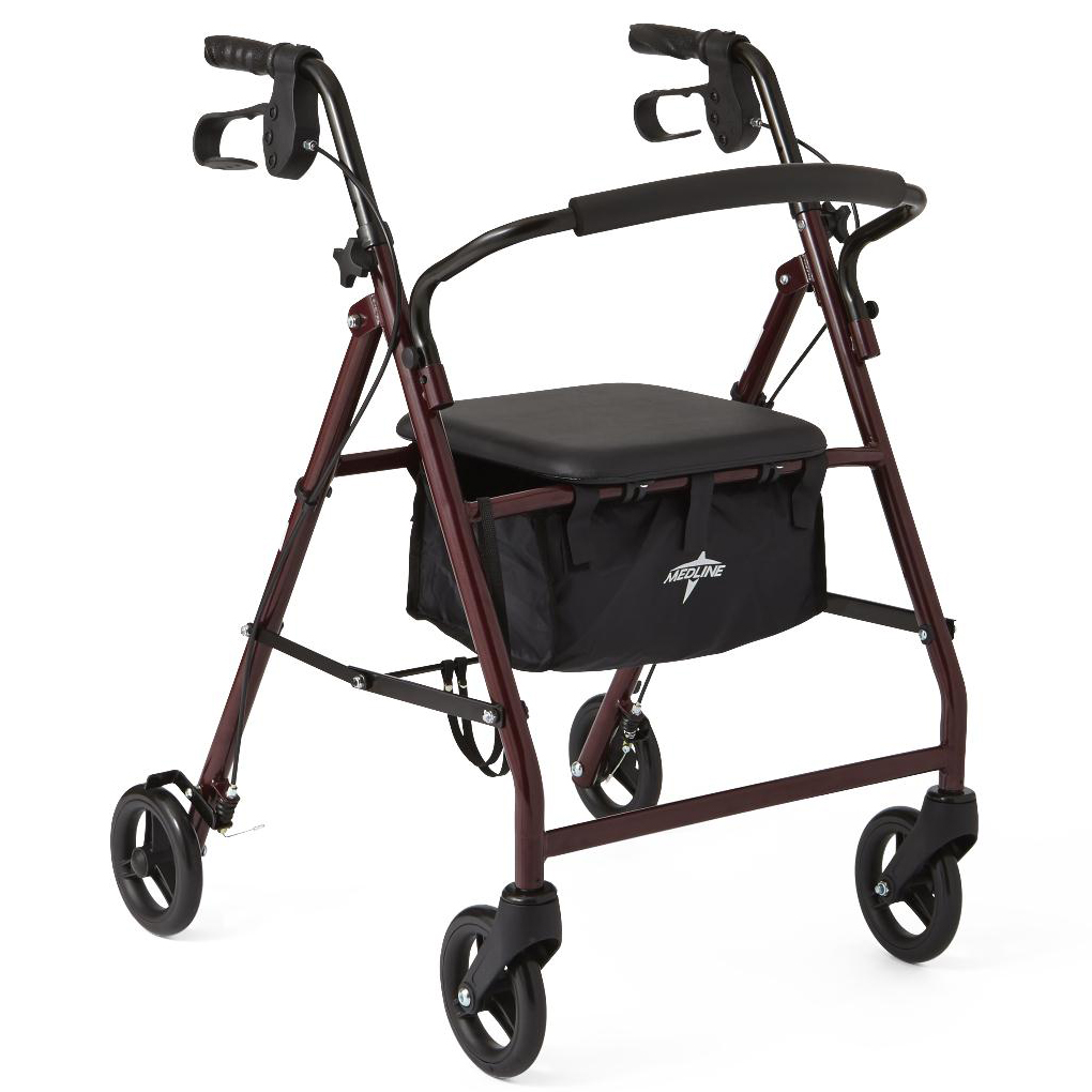 Medline Basic Steel Rollators