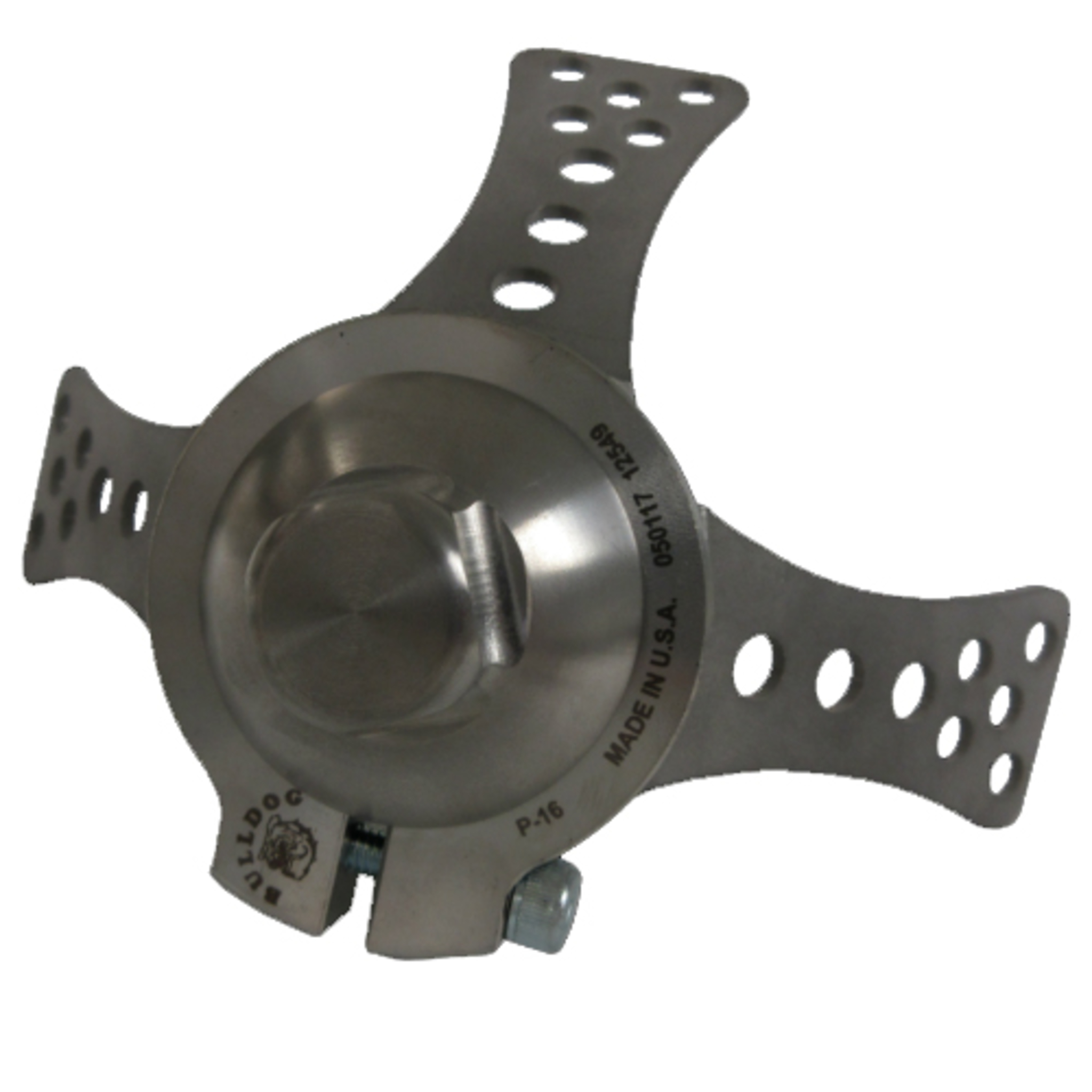 3-Prong Lamination Adapter with Rotating Male Pyramid - Titanium