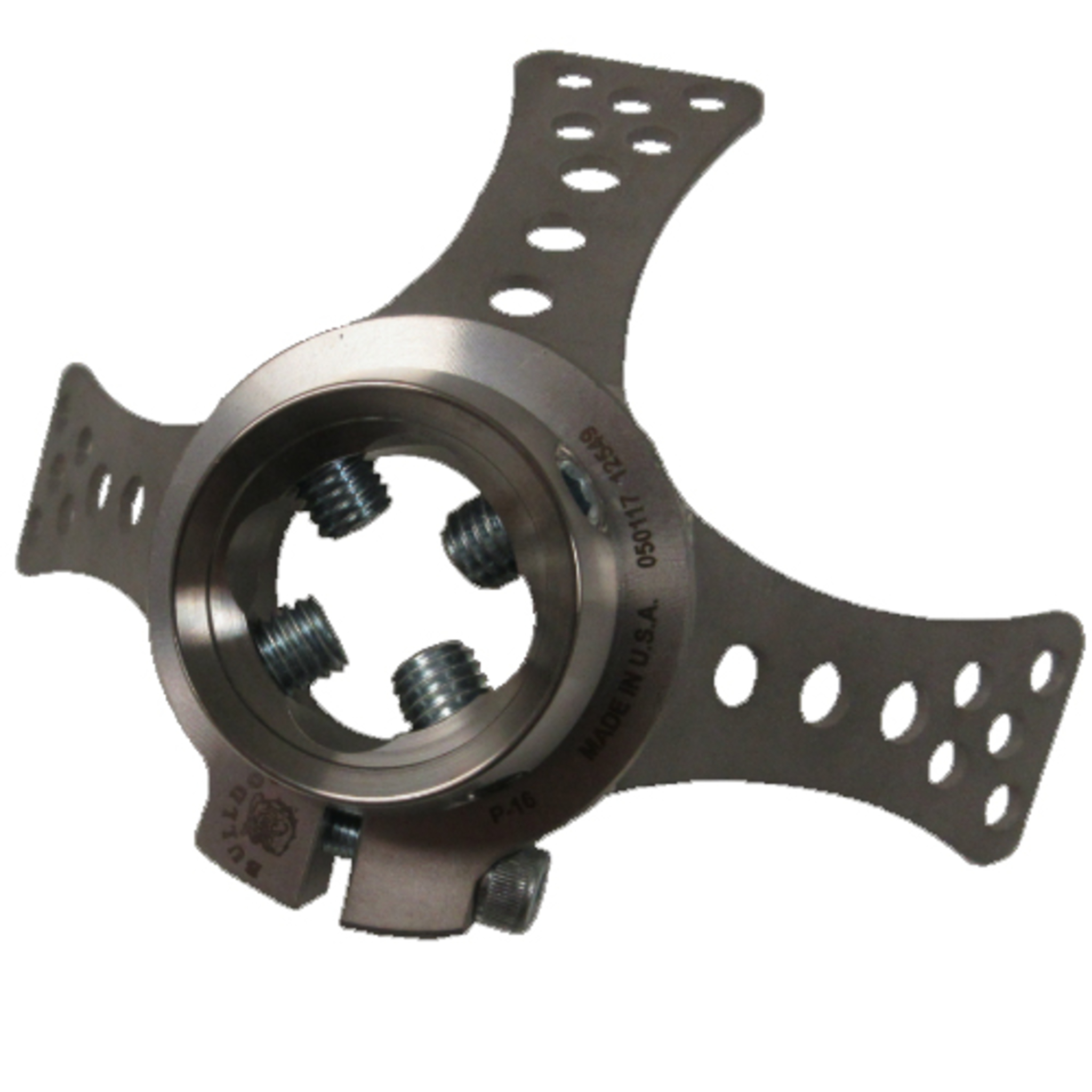 3-Prong Lamination Adapter with Rotating Female Receiver - Titanium