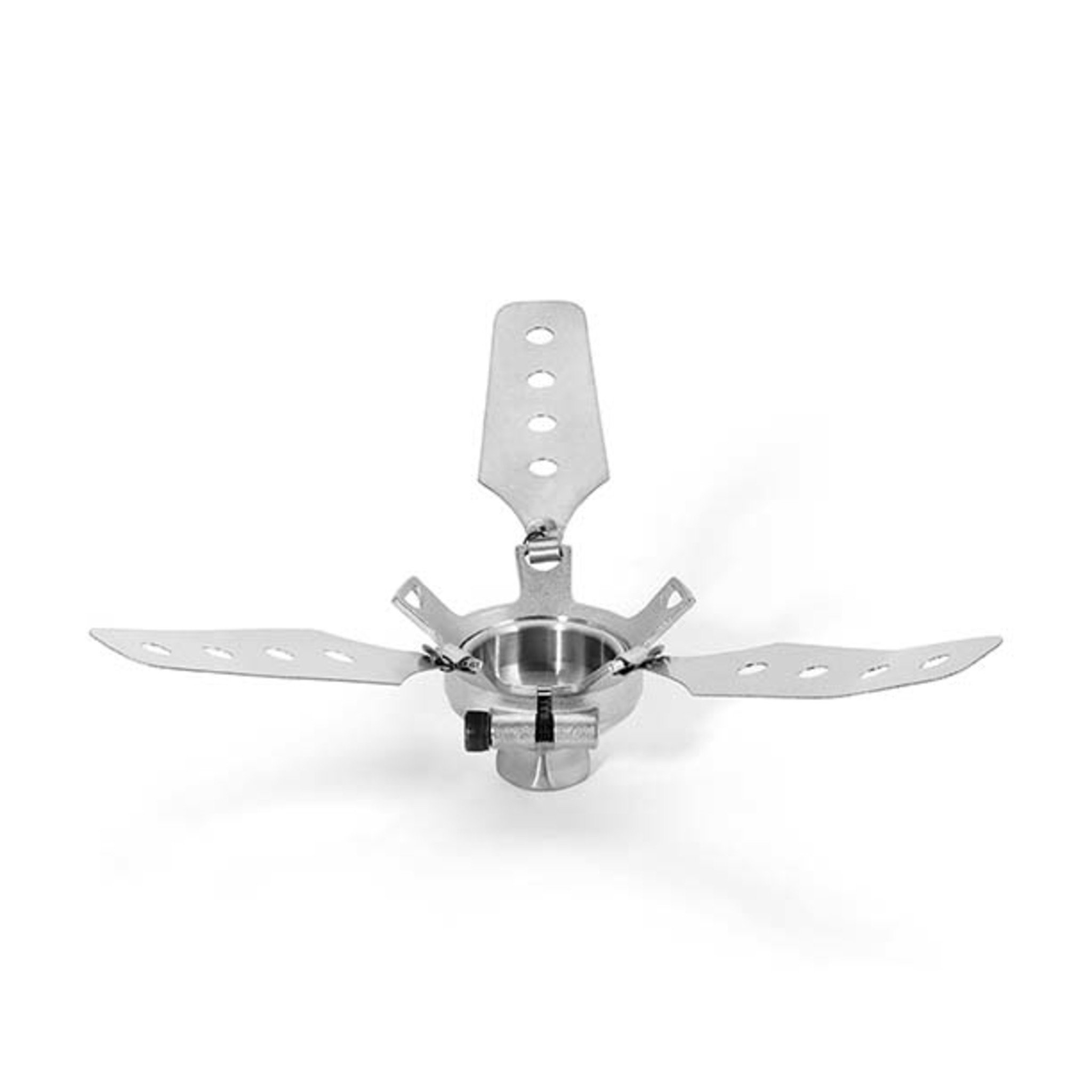 3-Prong Rotating Adapter Pyramid - Stainless Steel