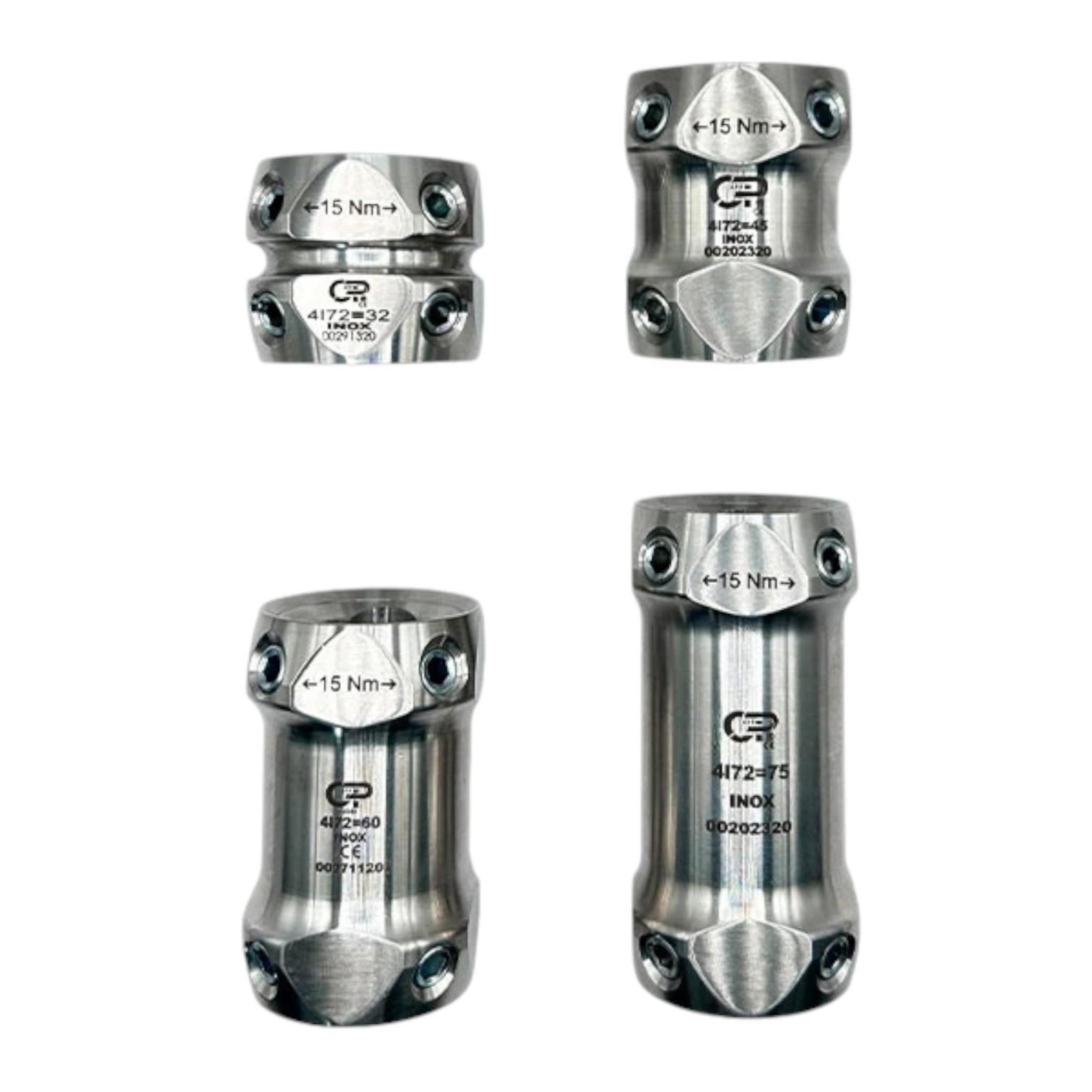 Double Receiver Adapter to Pyramid Stainless Steel