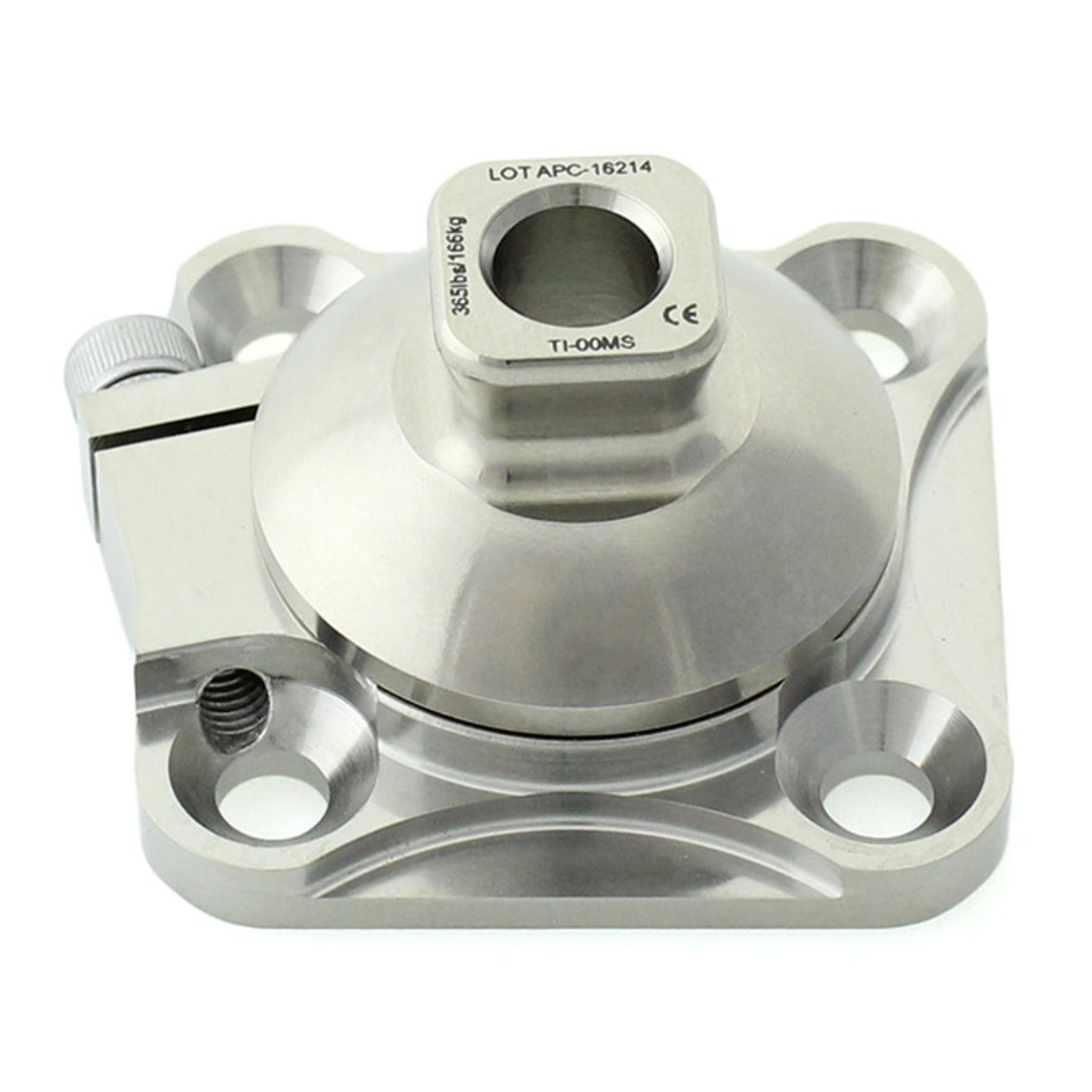 4-Hole Clamping Base with Rotatable Pyramid - Titanium