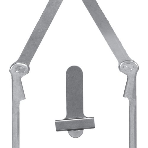 Modèle X3266-X – Étriers divisés avec montants d’articulation de cheville monopièce Dorsiflexion Plus et plaque à étrier à bride large