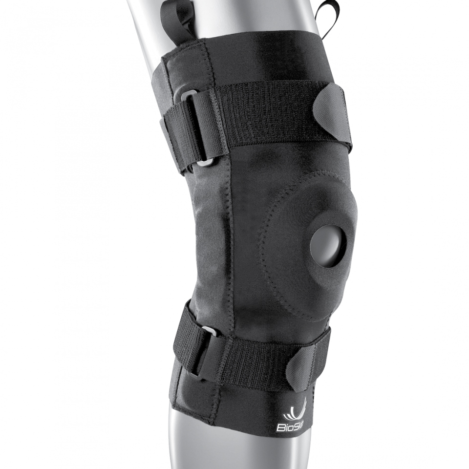 Genouillère Knee SkinMC articulée et enfilable - rotule dégagée