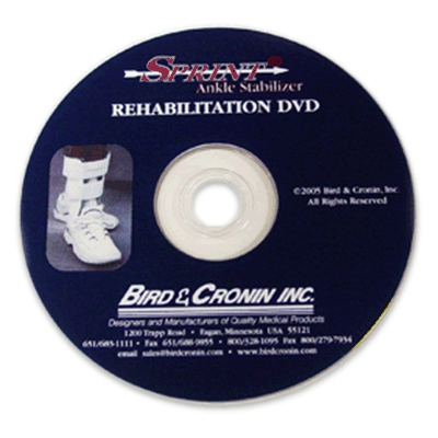 Bird & Cronin Rehabilitation Ankle Sprain DVD