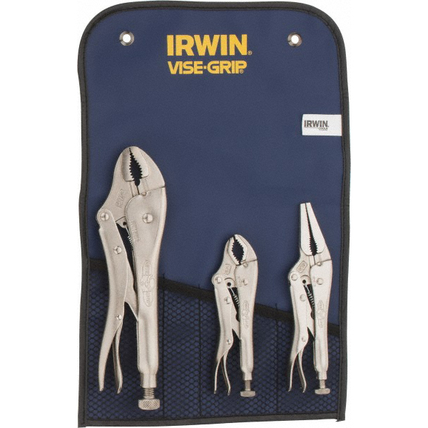 MSC Irwin 3 Piece Locking Plier Set