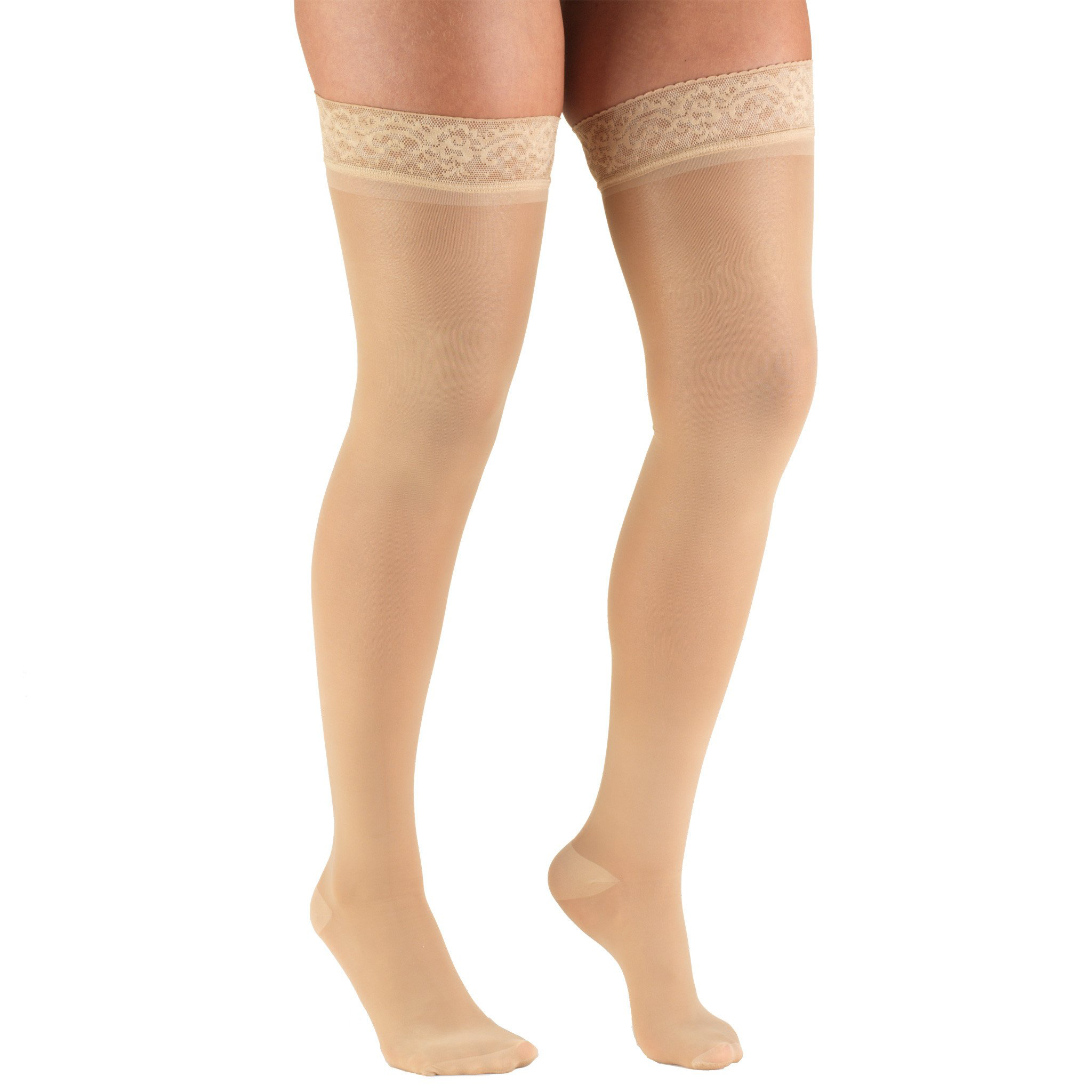 Truform® 0254 Compression Stockings 30-40 mmHg Sheer Thigh High