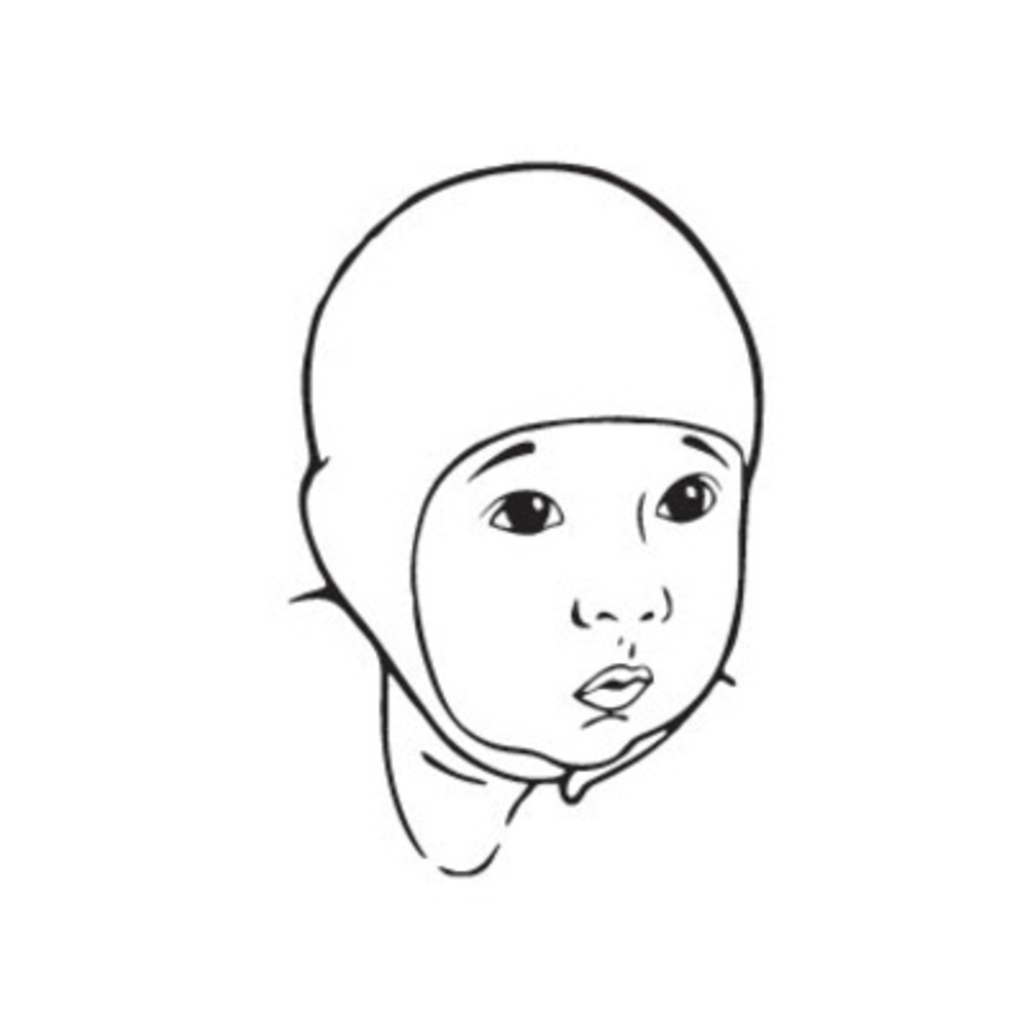 Cranial Interface - Mullet with Velcro Chin Closure