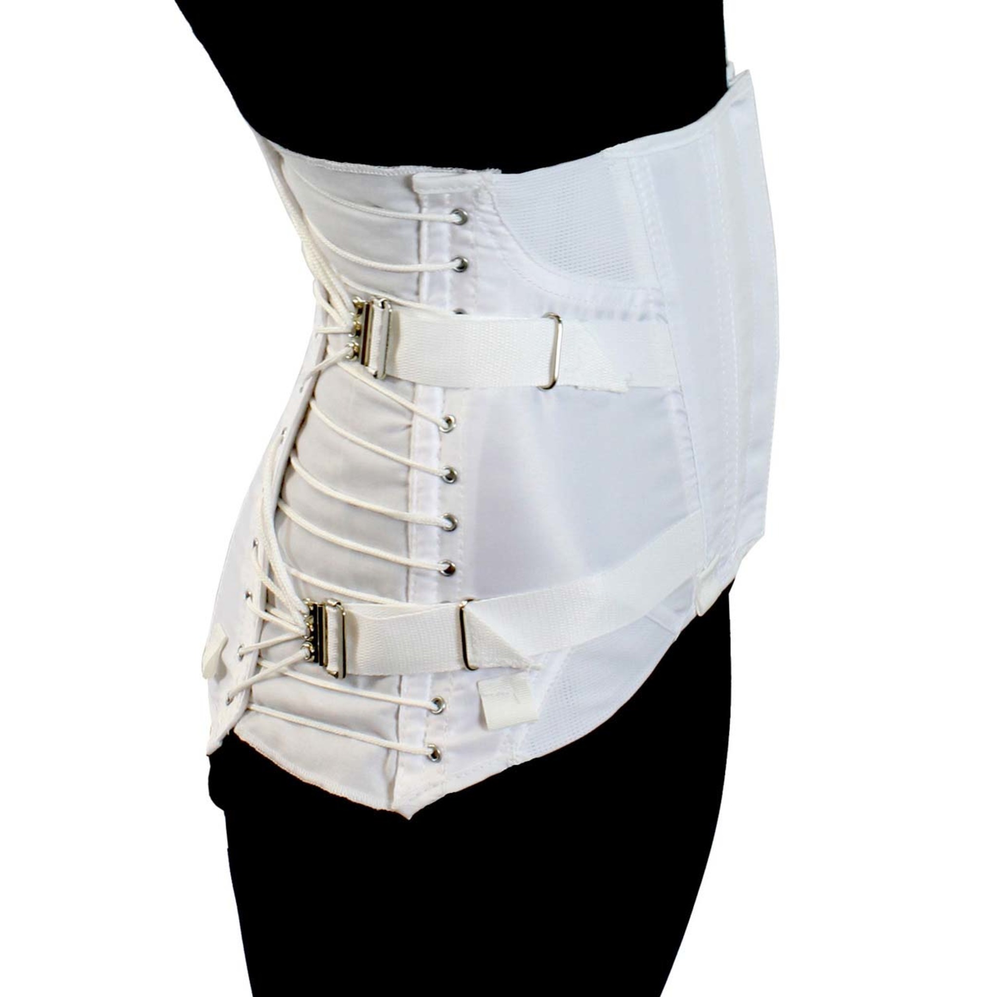 Support lombo-sacré pour femmes avec laçage latéral à double traction