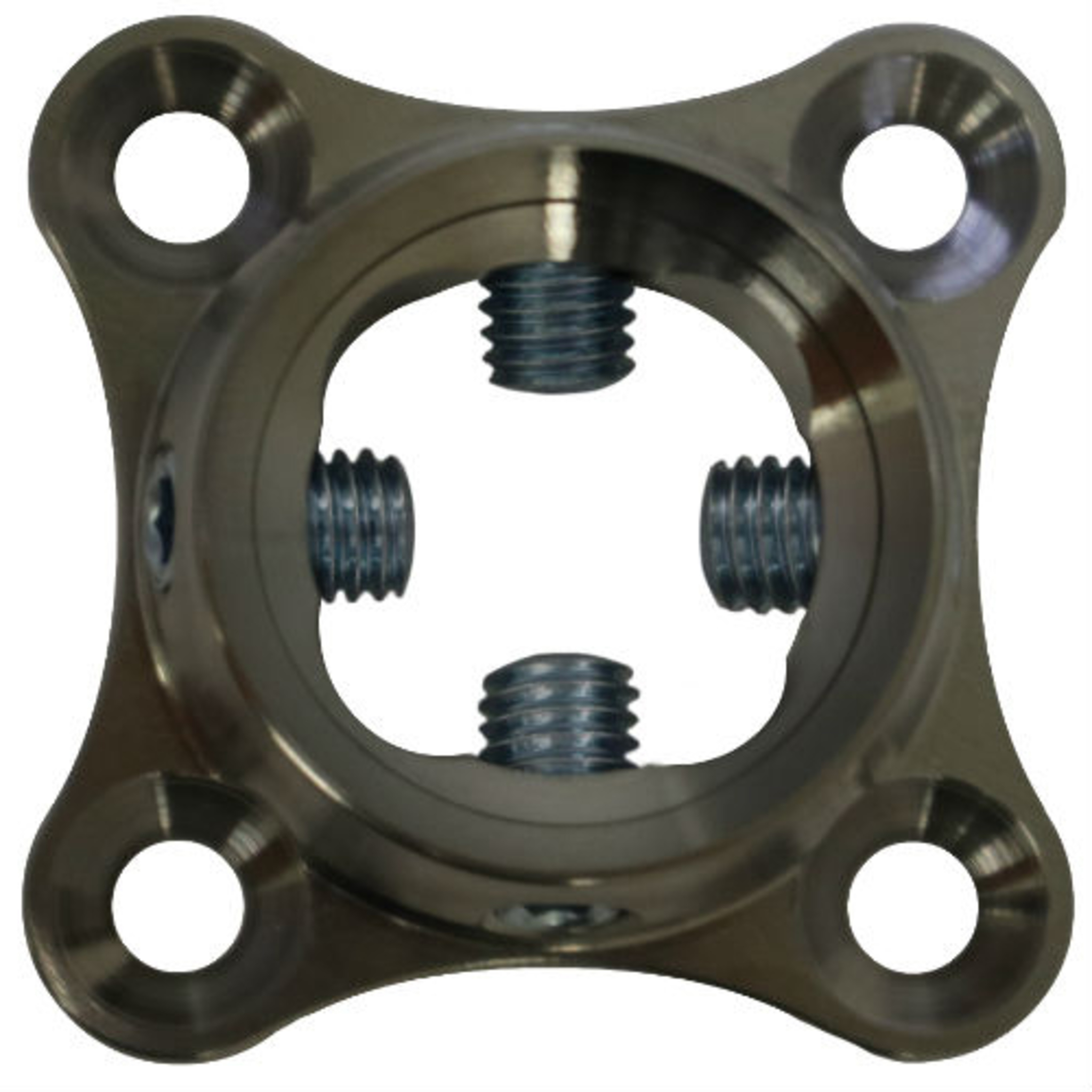 4-Hole Pyramid Receiver, Concave Base - Titanium