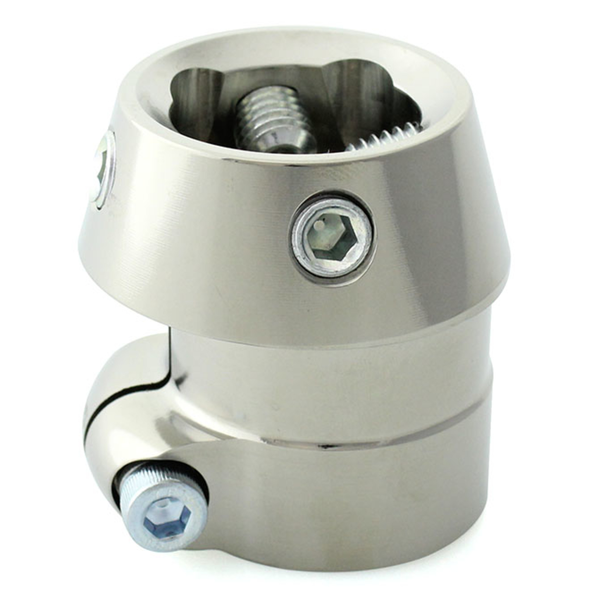 Adaptateur décentré pour tube 34 mm à haute résistance, déviation 5 mm