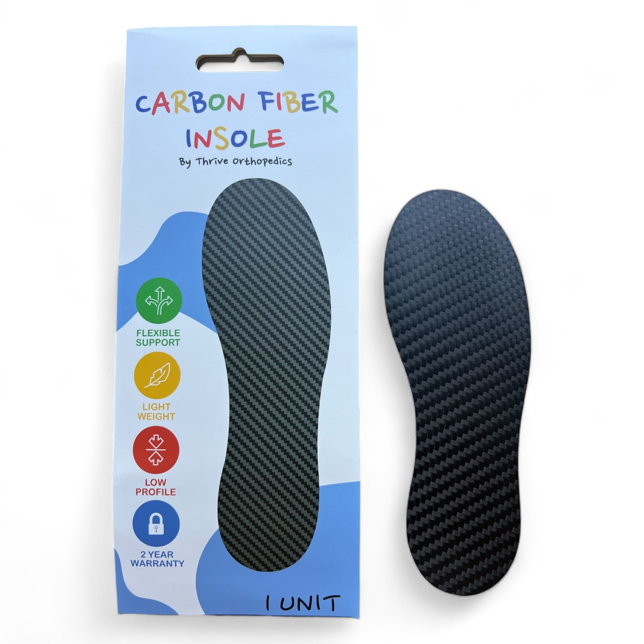 Formes podales pédiatriques souples X-Glide en fibres de carbone ThriveMD
