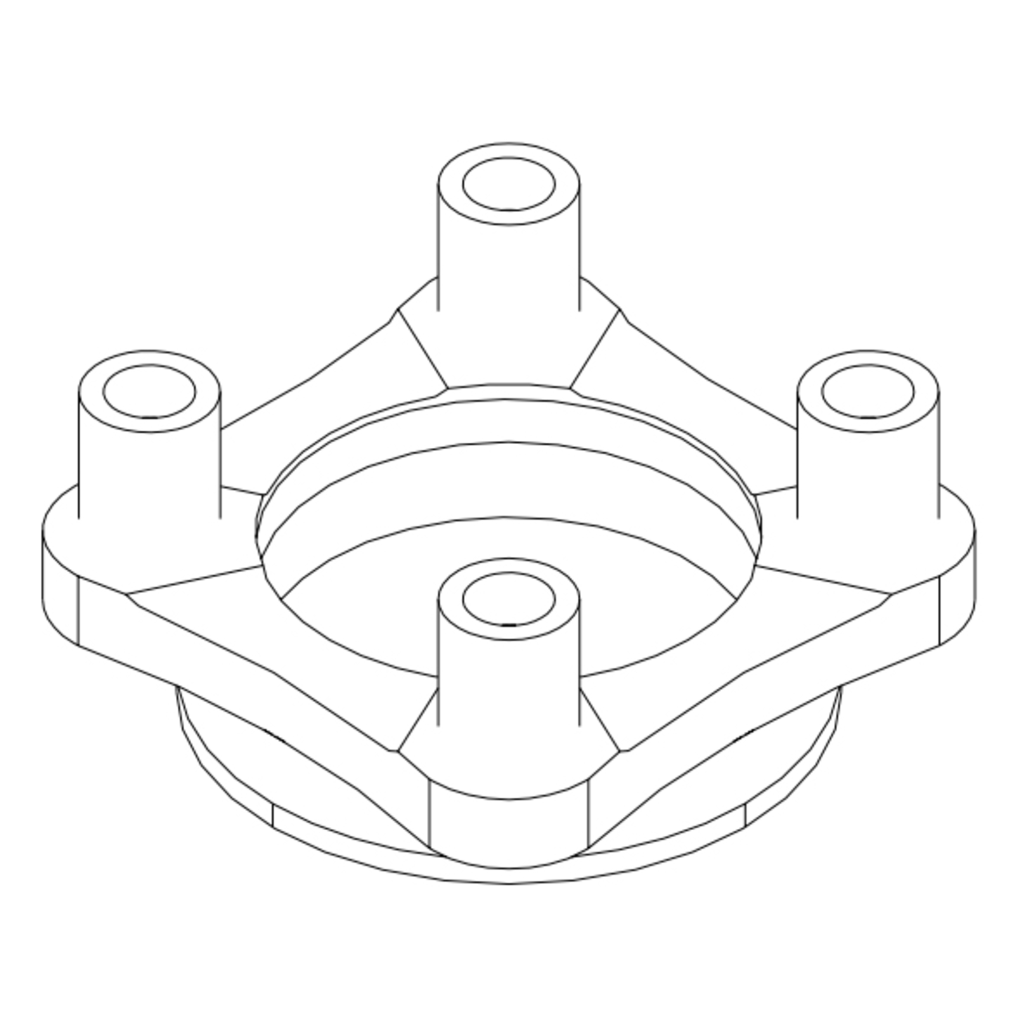 Icelock® 675 Titanium 4-Hole Adapter