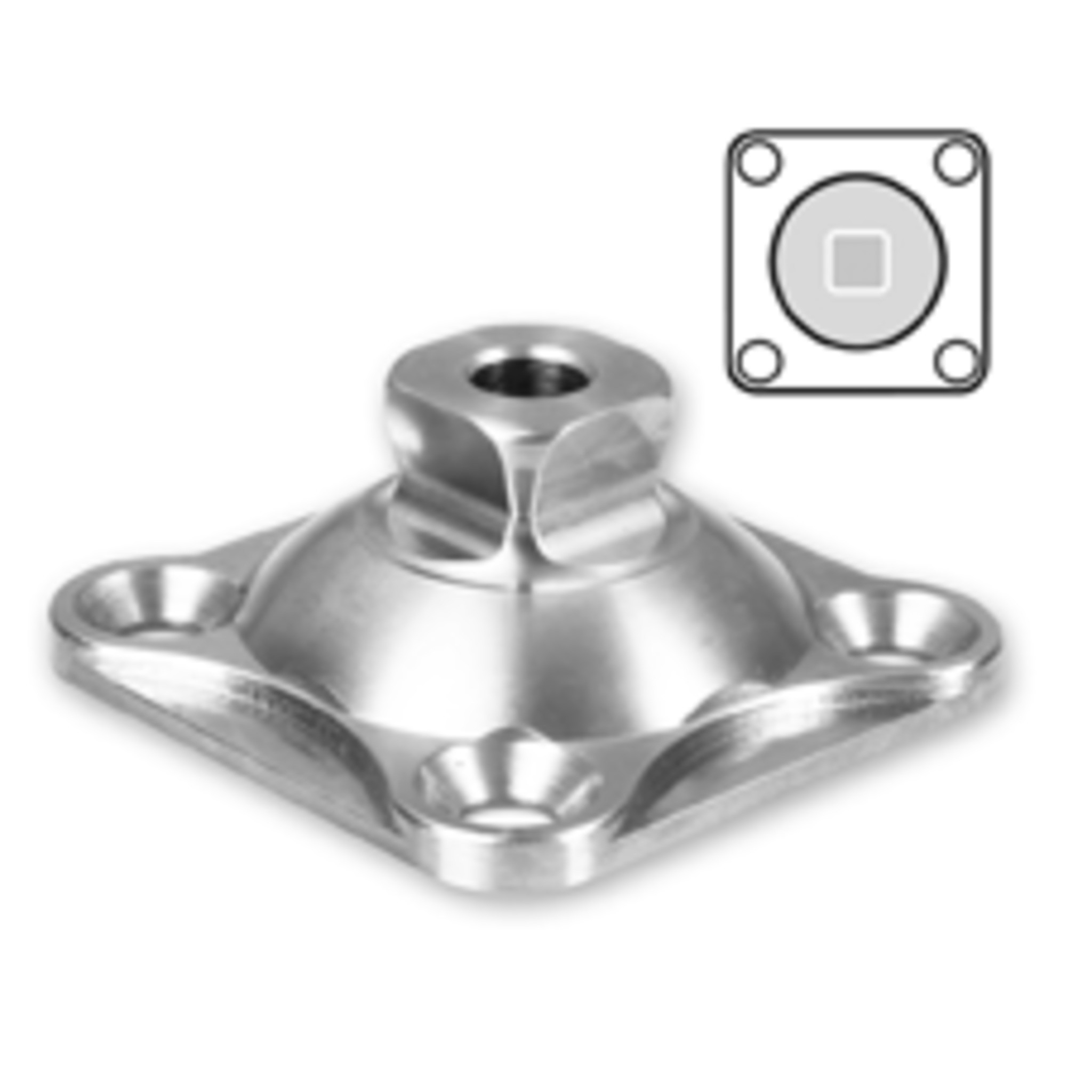 Adaptateur d’emboîture avec pyramide
