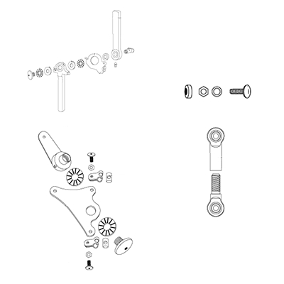 Fillauer Medium Horizontal Cable RGO Assembly without Abduction